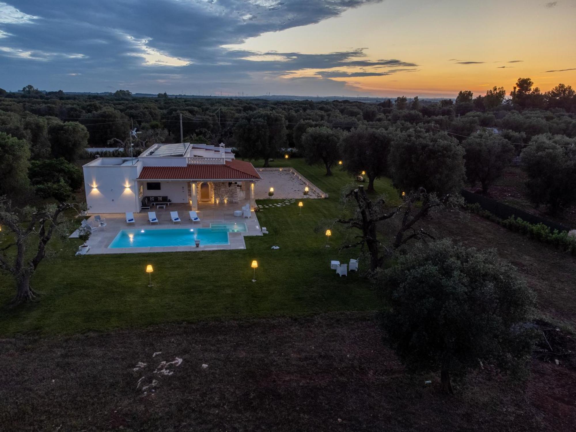 La Carezza Del Sole - Private Villa Francavilla Fontana Exteriör bild